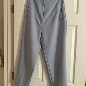 Elegant Light Blue Women's Pants